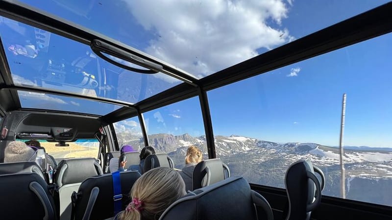 Retractable Glass Top Tour in Rocky Mountain National Park