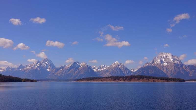 Jackson Lake Dam Overlook